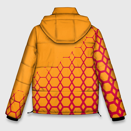 Мужская зимняя куртка Рома соты / 3D-Красный – фото 2