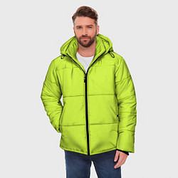 Куртка зимняя мужская Зеленый неон из фильма Барби, цвет: 3D-черный — фото 2
