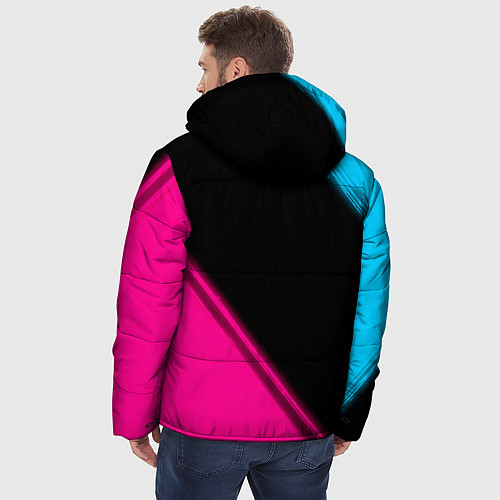 Мужская зимняя куртка Placebo Neon Gradient / 3D-Черный – фото 4