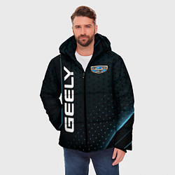 Куртка зимняя мужская Geely Абстракция, цвет: 3D-светло-серый — фото 2