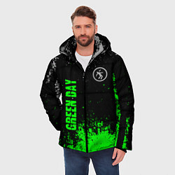 Куртка зимняя мужская Green day - hits, цвет: 3D-черный — фото 2