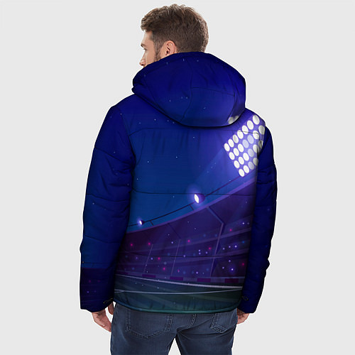 Мужская зимняя куртка PSG ночное поле / 3D-Черный – фото 4