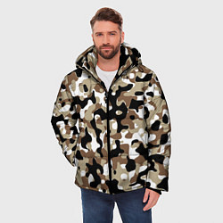 Куртка зимняя мужская Камуфляж Open Terrain, цвет: 3D-черный — фото 2