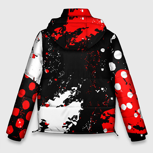Мужская зимняя куртка Toyota - краска / 3D-Красный – фото 2