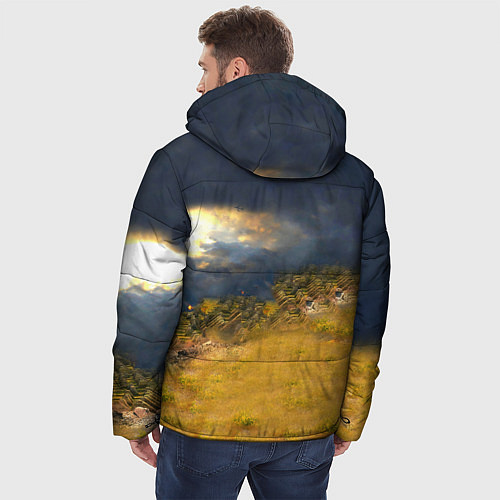 Мужская зимняя куртка Танк Е100 / 3D-Черный – фото 4