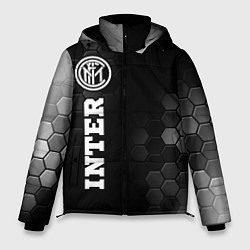 Куртка зимняя мужская Inter sport на темном фоне: по-вертикали, цвет: 3D-черный