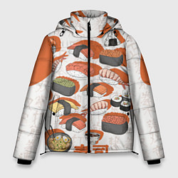 Мужская зимняя куртка Японская еда