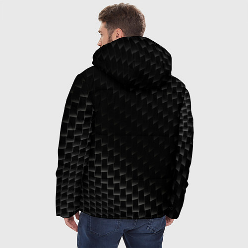 Мужская зимняя куртка Lexus карбоновый фон / 3D-Черный – фото 4