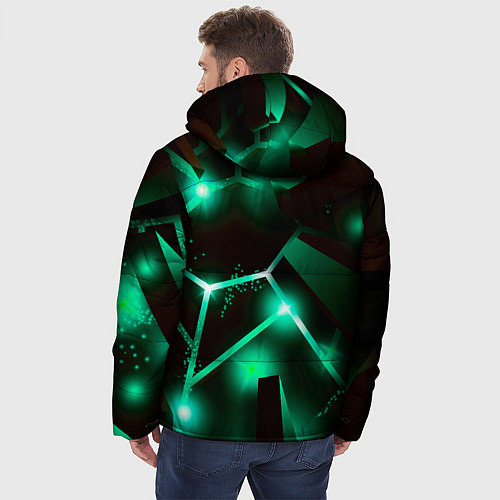 Мужская зимняя куртка Rainbow Six разлом плит / 3D-Черный – фото 4