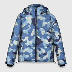 Куртка зимняя мужская Камуфляж ВМФ цифра крупный, цвет: 3D-черный