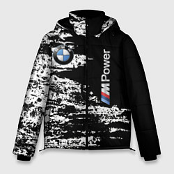 Куртка зимняя мужская BMW M Power - pattern, цвет: 3D-красный