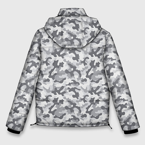 Мужская зимняя куртка Камуфляж зимний мелкий / 3D-Светло-серый – фото 2