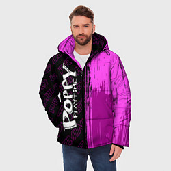 Куртка зимняя мужская Poppy Playtime pro gaming: по-вертикали, цвет: 3D-черный — фото 2