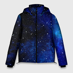 Куртка зимняя мужская Чистое звездное небо, цвет: 3D-светло-серый