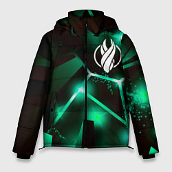 Куртка зимняя мужская Dead Space разлом плит, цвет: 3D-черный