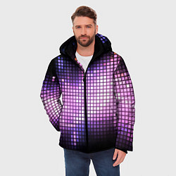Куртка зимняя мужская Музыкальная визуализация, цвет: 3D-светло-серый — фото 2