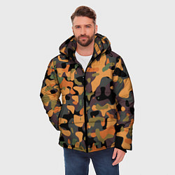 Куртка зимняя мужская Камуфляж осенний лес, цвет: 3D-светло-серый — фото 2