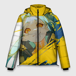 Куртка зимняя мужская Киберпанк: Бегущие по краю Ребекка, цвет: 3D-светло-серый