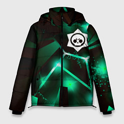 Куртка зимняя мужская Brawl Stars разлом плит, цвет: 3D-черный
