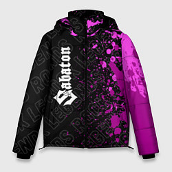 Куртка зимняя мужская Sabaton rock legends: по-вертикали, цвет: 3D-черный