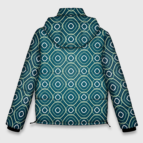 Мужская зимняя куртка Светло-зелёная текстура / 3D-Красный – фото 2