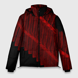 Куртка зимняя мужская Красный маркер, цвет: 3D-черный