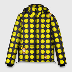 Куртка зимняя мужская BTC-Биткойн, цвет: 3D-светло-серый
