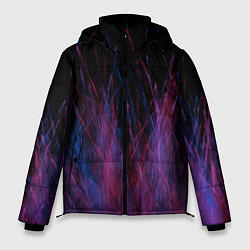 Куртка зимняя мужская Абстрактный мех, цвет: 3D-черный