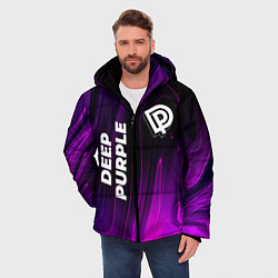 Куртка зимняя мужская Deep Purple violet plasma, цвет: 3D-черный — фото 2