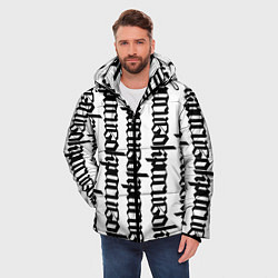 Куртка зимняя мужская Готика, цвет: 3D-черный — фото 2