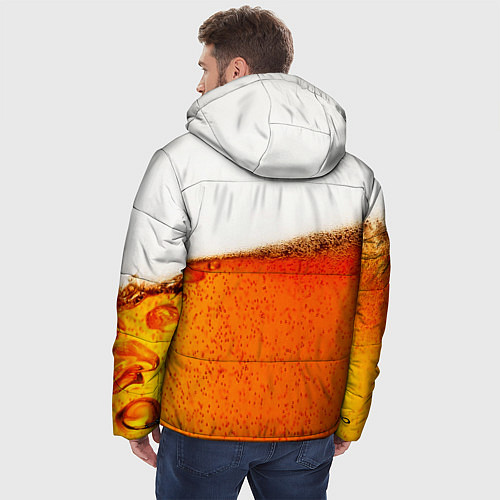 Мужская зимняя куртка Тёмное пиво / 3D-Черный – фото 4