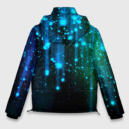 Мужская зимняя куртка Space - starfall / 3D-Красный – фото 2