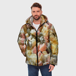 Куртка зимняя мужская Салат оливье, цвет: 3D-черный — фото 2