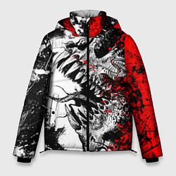 Куртка зимняя мужская Демон внутри меня, цвет: 3D-красный