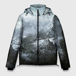 Куртка зимняя мужская Природа Скайрима, цвет: 3D-красный
