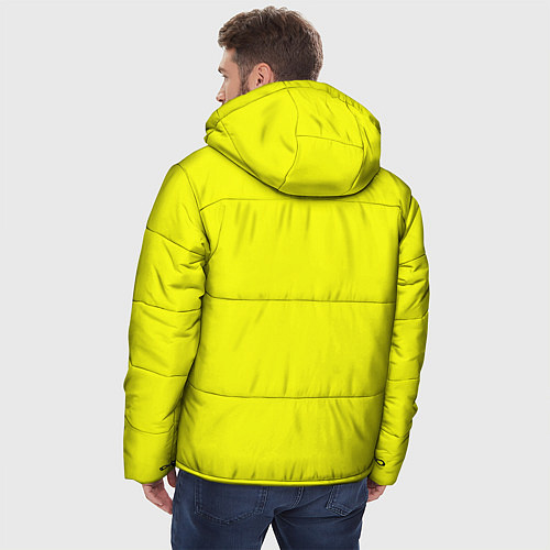 Мужская зимняя куртка Киберпанк Бегущие по краю - Люси / 3D-Черный – фото 4