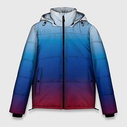 Куртка зимняя мужская Триколор Росии - градиент, цвет: 3D-светло-серый