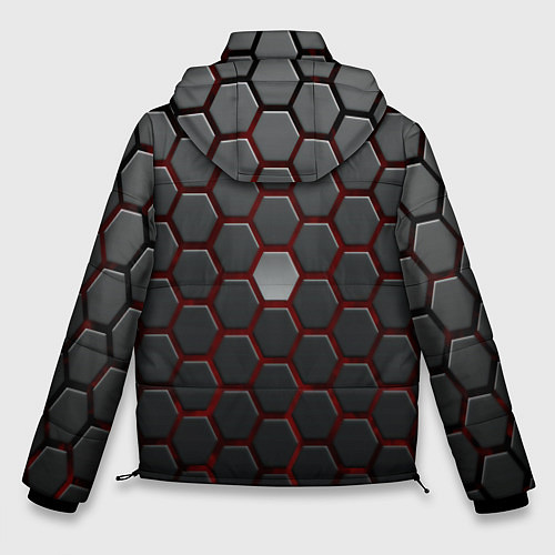 Мужская зимняя куртка Броня из стали / 3D-Красный – фото 2