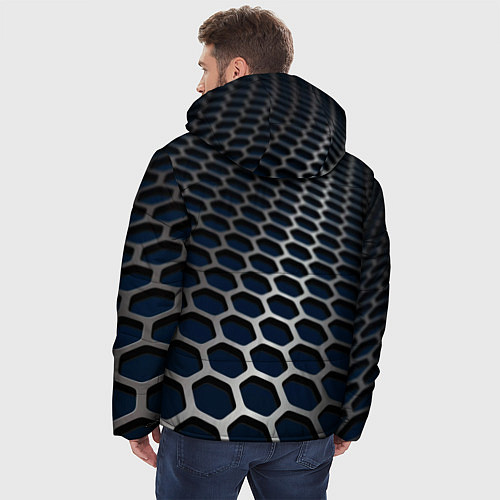 Мужская зимняя куртка Металическая бронь / 3D-Черный – фото 4