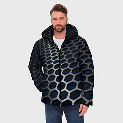 Куртка зимняя мужская Металическая бронь, цвет: 3D-черный — фото 2
