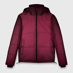 Куртка зимняя мужская Градиент светлая марсала с переходом в черный, цвет: 3D-черный