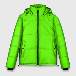 Куртка зимняя мужская Кислотный зеленый, цвет: 3D-черный