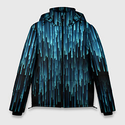 Куртка зимняя мужская Falling rays, цвет: 3D-черный