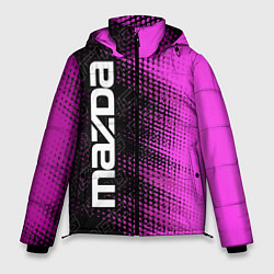 Куртка зимняя мужская Mazda pro racing: по-вертикали, цвет: 3D-черный