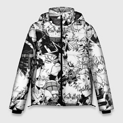 Куртка зимняя мужская Кацуки Бакуго - Моя геройская академия, цвет: 3D-светло-серый