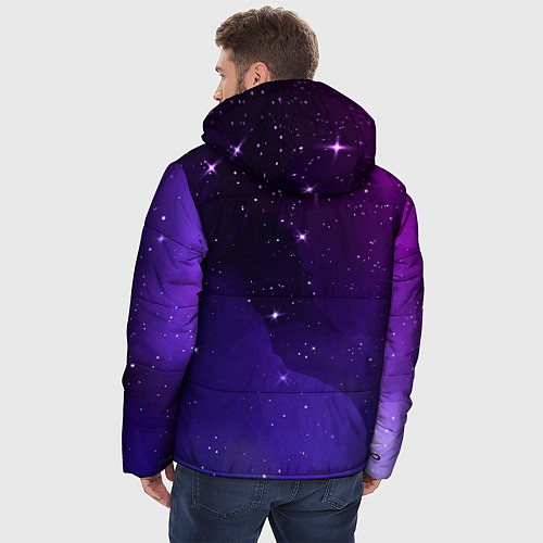 Мужская зимняя куртка Deftones просто космос / 3D-Черный – фото 4