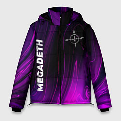Куртка зимняя мужская Megadeth violet plasma, цвет: 3D-черный