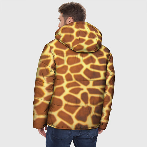 Мужская зимняя куртка Жирафа / 3D-Черный – фото 4