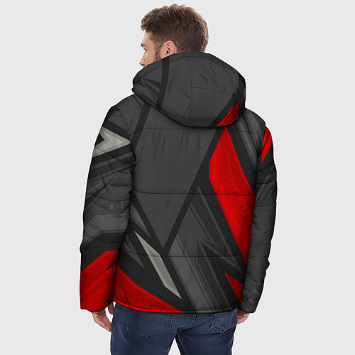 Мужская зимняя куртка Chery sports racing / 3D-Черный – фото 4