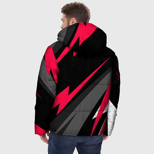 Мужская зимняя куртка Fiat fast lines / 3D-Черный – фото 4